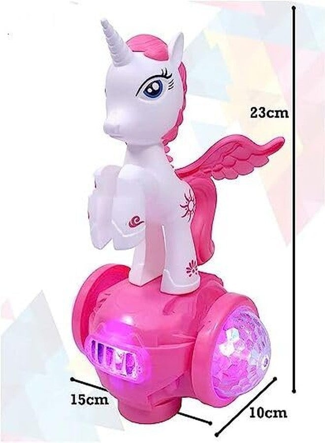 HDA GROUP Musical Sound Toy Unicorn Horse Toy for Kids 3+ Years | Fun & Educational Musical Learning Toy with Lights & Sounds - Encourages Creativity, Hand-Eye Coordination (Multicolor) - Image 4